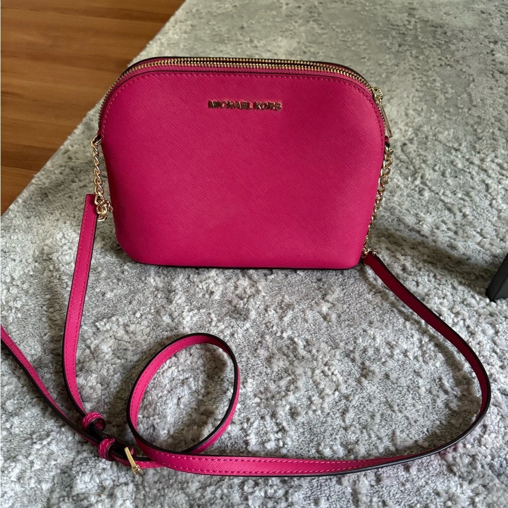 Hot pink purse